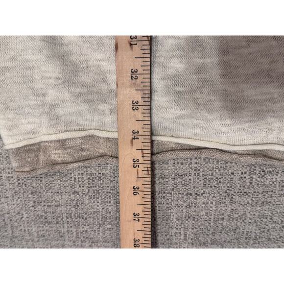 Lands' End Plus Size Natural Color Open Front Cardigan Cream Brown 3X (24W-26W) - Picture 8 of 9